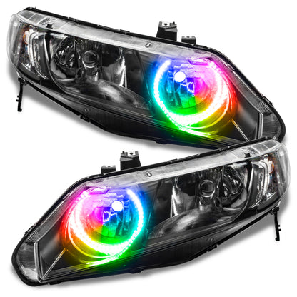 ORACLE Lighting Oracle Honda Civic Sedan 06-11 Halo Kit - ColorSHIFT w/o Controller