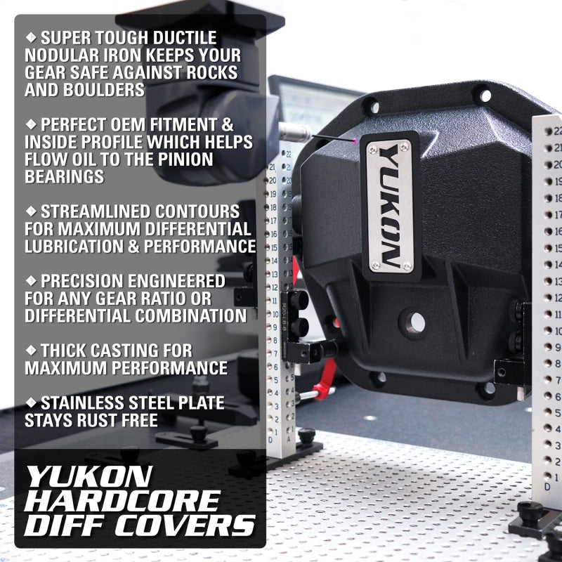Yukon Gear & Axle Yukon Gear Hardcore Diff Cover for 8.8in Ford