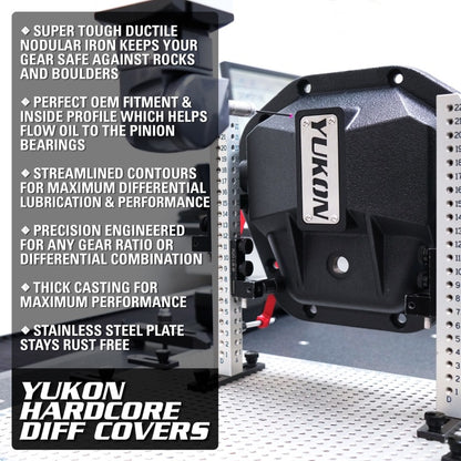 Yukon Gear & Axle Yukon Gear Hardcore Diff Cover for 8.8in Ford