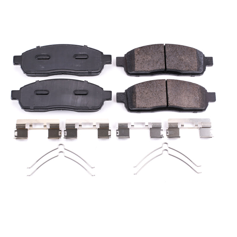 PowerStop Power Stop 04-08 Ford F-150 Front Z17 Evolution Ceramic Brake Pads w/Hardware