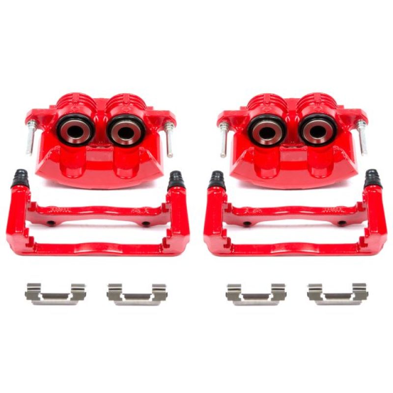PowerStop Power Stop 98-02 Chevrolet Camaro Front Red Calipers w/Brackets - Pair