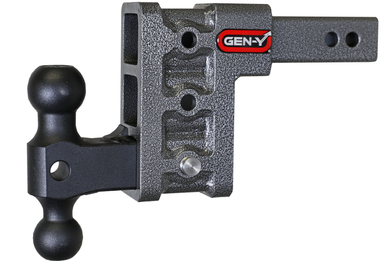 GEN-Y Hitch Gen-Y Mega Duty 2in Shank 5in Drop 2K TW 16K Hitch w/GH-051 Dual-Ball