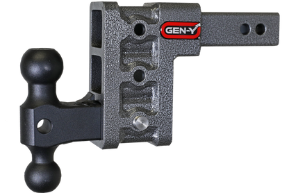 GEN-Y Hitch Gen-Y Mega Duty 2in Shank 5in Drop 2K TW 16K Hitch w/GH-051 Dual-Ball