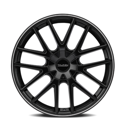 Touren 3260 TR60 17x7.5 / 4x100/114.3 BP / 42mm Offset / 67.1mm Hub Matte Black Machined Wheel
