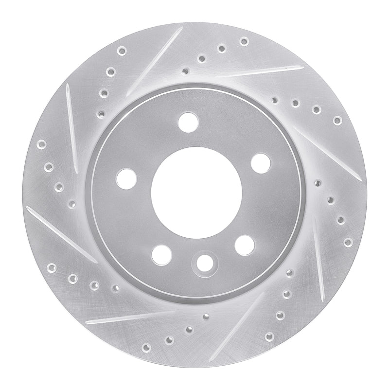 R1 Concepts R1 10-17 Volkswagen AMAROK (Mexico) Front Left Drilled & Slotted Silver Brake Rotor