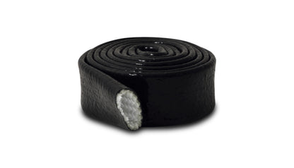 Vibrant 1/2in O.D. Heat Protect Flexible Sleeving (5 foot length) Black