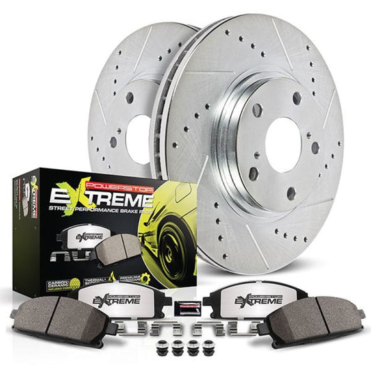 PowerStop Power Stop 18-21 Kia Stinger Front and Rear Z26 Street Brake Kit