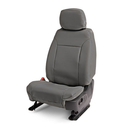 Covercraft 17-22 Ford F250/F350/F450/F550 Leatherette PrecisionFit Front Row Seat Covers - Stone