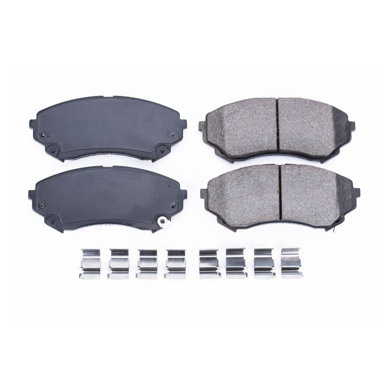 PowerStop Power Stop 08-14 Cadillac CTS Front Z17 Evo Ceramic Brake Pad w/Hardware
