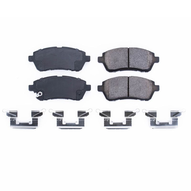 PowerStop Power Stop 11-14 Mazda 2 Front Z17 Evolution Ceramic Brake Pads w/Hardware