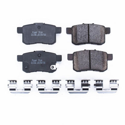 PowerStop Power Stop 09-10 Acura TSX Rear Z17 Evolution Ceramic Brake Pads w/Hardware
