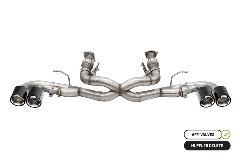 CORSA Performance Corsa 20-25 Chevrolet Corvette C8 RWD 3in Xtreme Cat-Back Exhaust w/4.5in Carbon Fiber Polished Tips