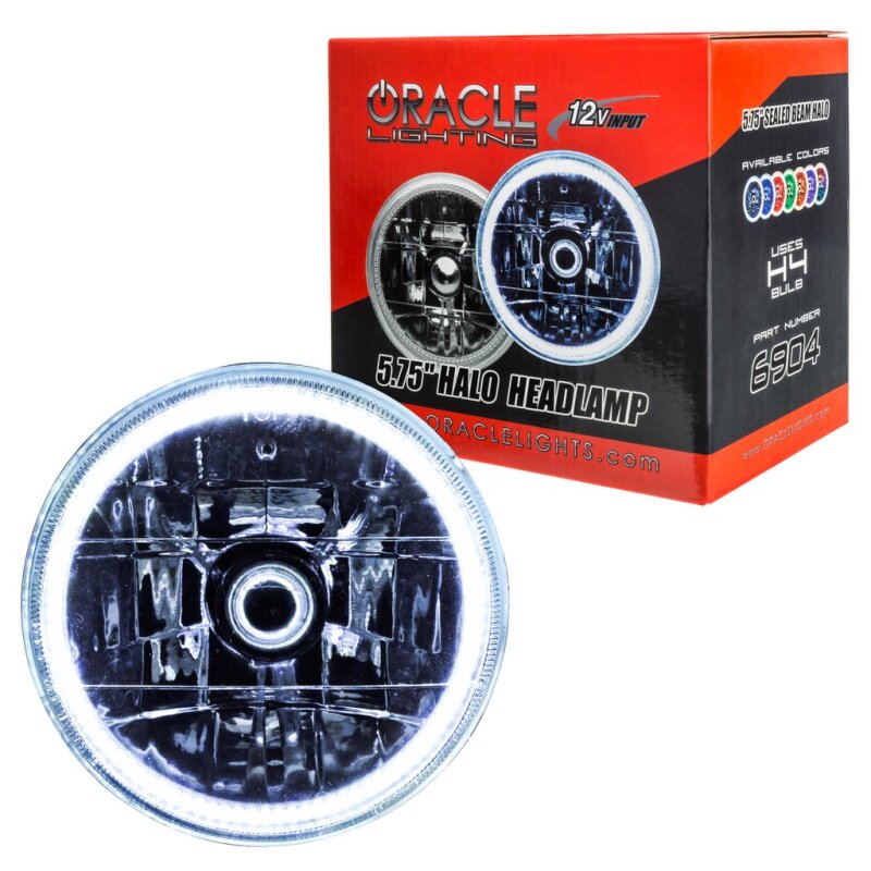 ORACLE Lighting Oracle Pre-Installed Lights 5.75 IN. Sealed Beam - White Halo