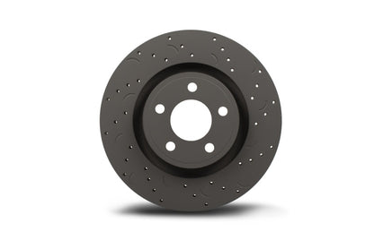 Hawk Performance Hawk Talon 16-17 Audi Q5/A5 Talon Cross Drilled and Slotted Front Rotors