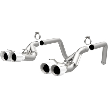 MagnaFlow 09-11 Chev Corvette V8 6.2L Comp Series Quad Center Rear Exit SS Cat-Back Perf Exhaust
