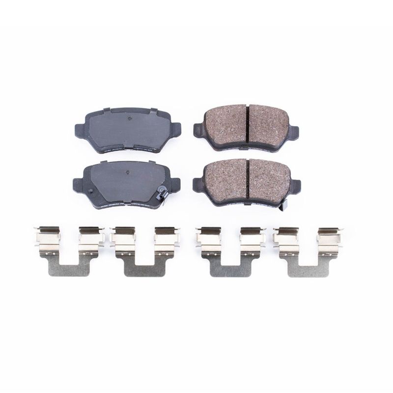 PowerStop Power Stop 08-09 Saturn Astra Rear Z17 Evolution Ceramic Brake Pads w/Hardware