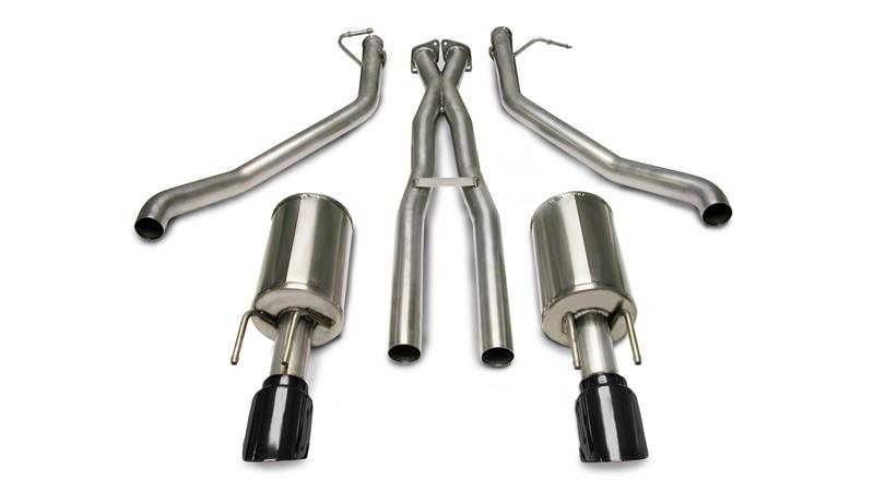 CORSA Performance Corsa 05-06 Pontiac GTO 6L V8 2.5in Sport Cat-Back Exhaust + XPipe w/Dual Exit Single 4in BlackTips