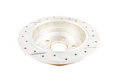 DBA 02-08 Lexus ES300 Rear Street Series Drilled & Slotted Rotor w/Gold Hat