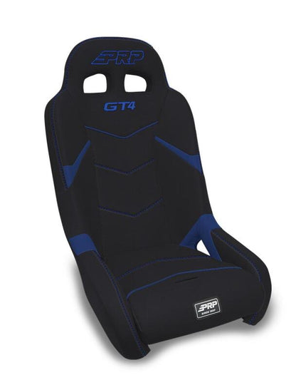 PRP Seats PRP Polaris RZR/Can-Am Maverick GT4 Suspension Seat - Black/Blue