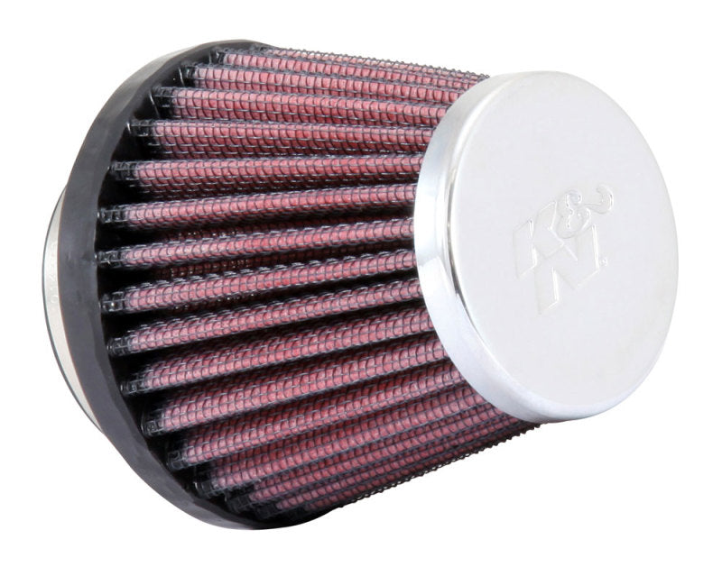 K&N Engineering K&N Universal Chrome Filter-Round Tapered-1.688in Flange ID x 2in Top OD x 3in Base OD x 2.75in H