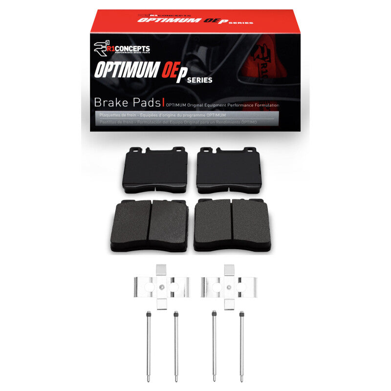 R1 Concepts R1 91-99 Mercedes-Benz 500SEC Front Optimum OE Pads & Hardware Kit
