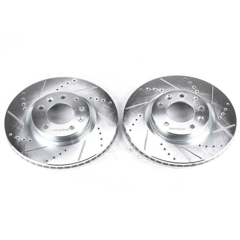 PowerStop Power Stop 04-08 Mazda RX-8 Front Evolution Drilled & Slotted Rotors - Pair