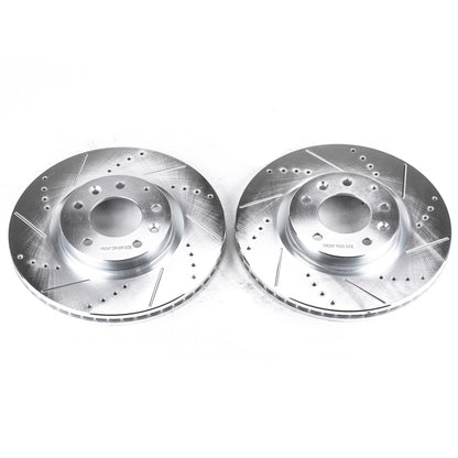 PowerStop Power Stop 04-08 Mazda RX-8 Front Evolution Drilled & Slotted Rotors - Pair