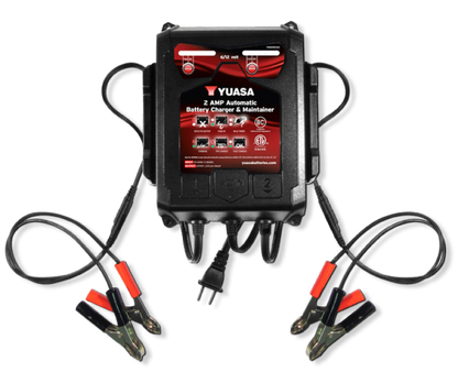 Yuasa Battery Yuasa 2 Amp Charger & Maintainer - 6V/12V