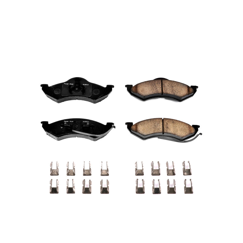 PowerStop Power Stop 1999 Dodge Dakota Front Z17 Evolution Ceramic Brake Pads w/Hardware