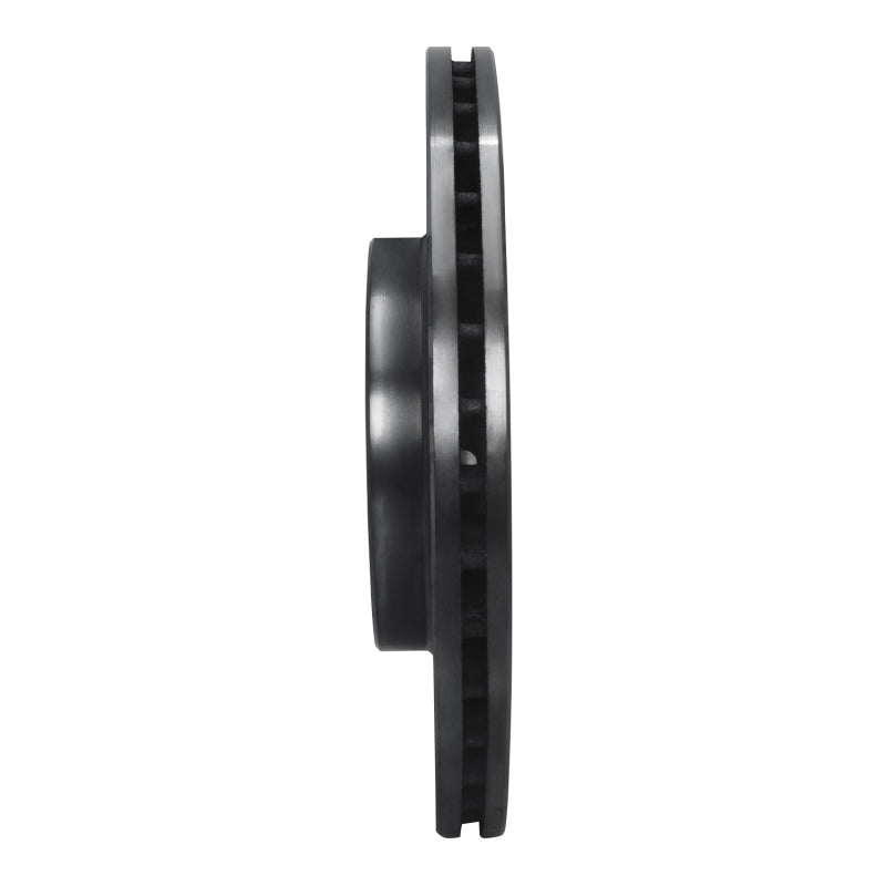 R1 Concepts R1 05-22 Mitsubishi Outlander PHEV Front Left Drilled & Slotted Black Brake Rotor