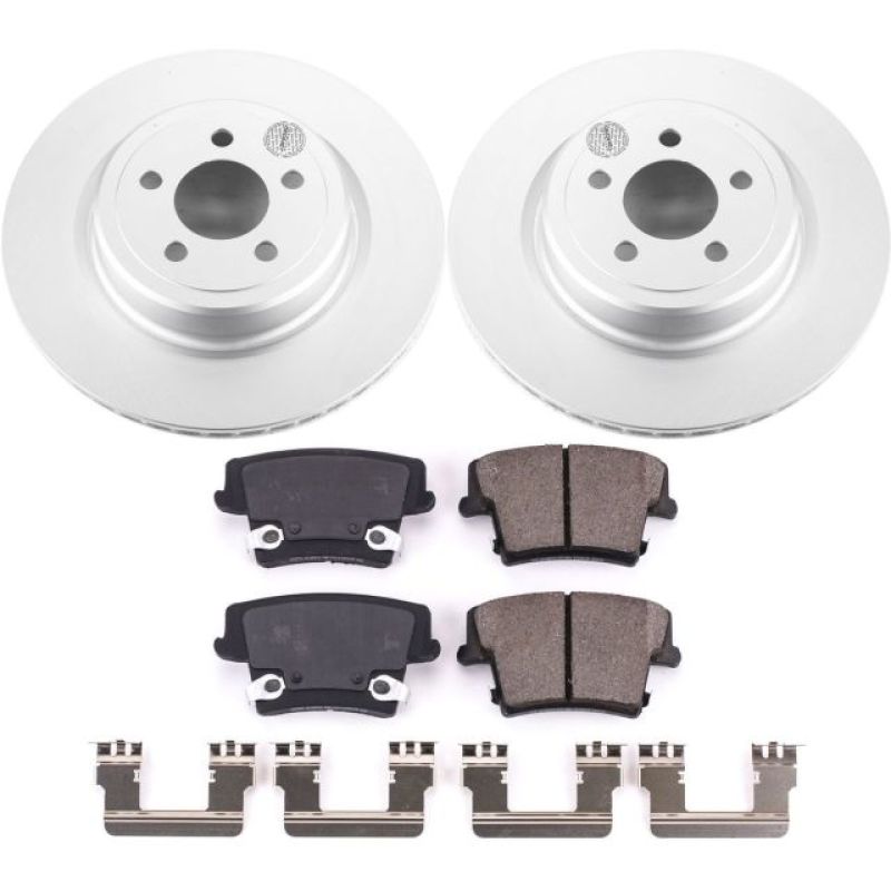 PowerStop Power Stop 06-14 Dodge Charger Rear Z17 Evolution Geomet Coated Brake Kit