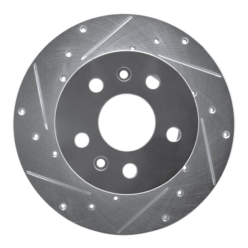 R1 Concepts R1 72-78 Volkswagen Type 2 Front Left Drilled & Slotted Silver Brake Rotor