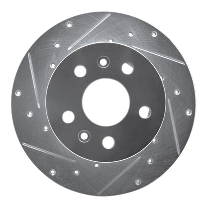 R1 Concepts R1 72-78 Volkswagen Type 2 Front Left Drilled & Slotted Silver Brake Rotor