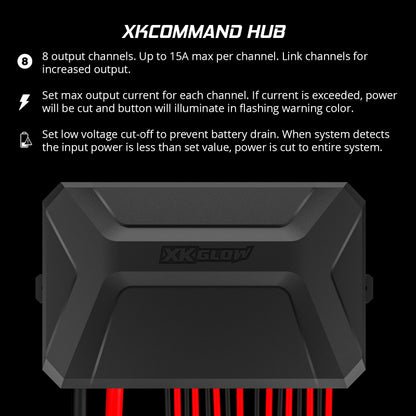 XKGLOW XK Glow XKcommand Bluetooth Switch Panel for Lights 12V Accessory Offroad