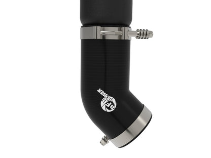 aFe BladeRunner 3in Aluminum Hot Charge Pipe Black RAM Diesel Trucks 25-26 L6-6.7L (td)