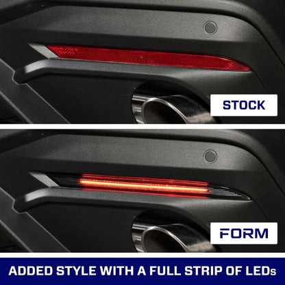 Form Lighting 2024+ Mustang LED Rear Reflector Smoked (Pair)