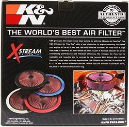 K&N Engineering K&N X-Stream Top Filter X-Stream 14 inch OD Chrome