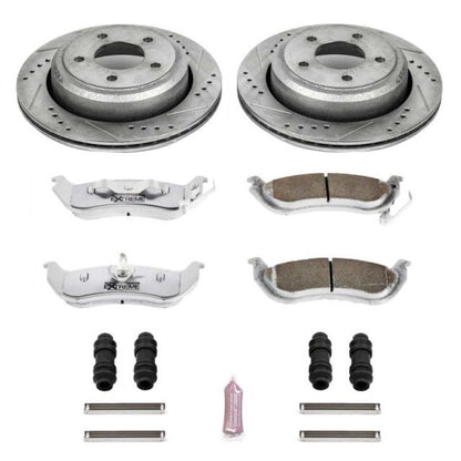 PowerStop Power Stop 10-11 Ford Ranger Rear Z26 Street Warrior Brake Kit