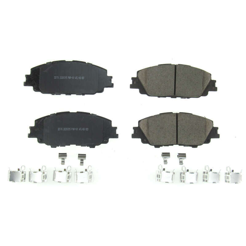 PowerStop Power Stop 2019 Toyota Corolla Front Z17 Evolution Ceramic Brake Pads w/Hardware