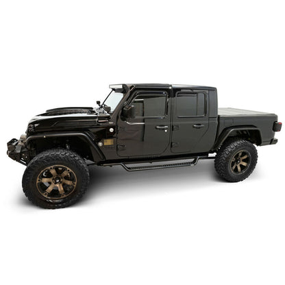 Westin 20-25 Jeep Gladiator Outlaw Drop Running Boards - Tex. Blk