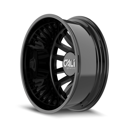 Cali Off-Road 9110D Summit Dually 22x8.25 / 8x200 BP / -192mm Offset / 142mm Hub Gloss Black Wheel