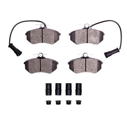 R1 Concepts R1 83-91 Audi 5000 Front Optimum OE Pads & Hardware Kit