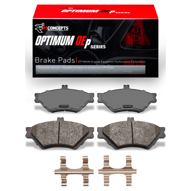 R1 Concepts R1 1995-1997 Ford Crown Victoria Front R1 Optimum OE Pads & Hardware Kit