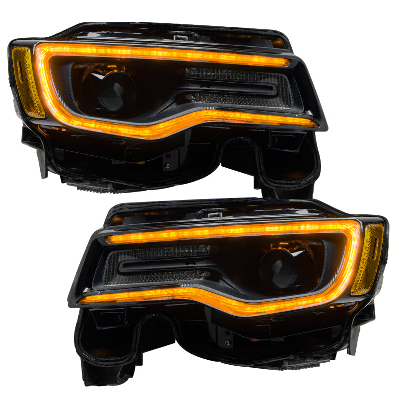 ORACLE Lighting Oracle 1421 Jeep Grand Cherokee Dynamic Headlight DRL Upgrade Kit ColorSHIFT Dynamic