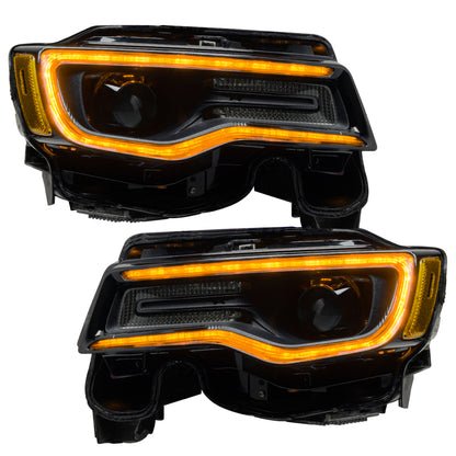 ORACLE Lighting Oracle 1421 Jeep Grand Cherokee Dynamic Headlight DRL Upgrade Kit ColorSHIFT Dynamic