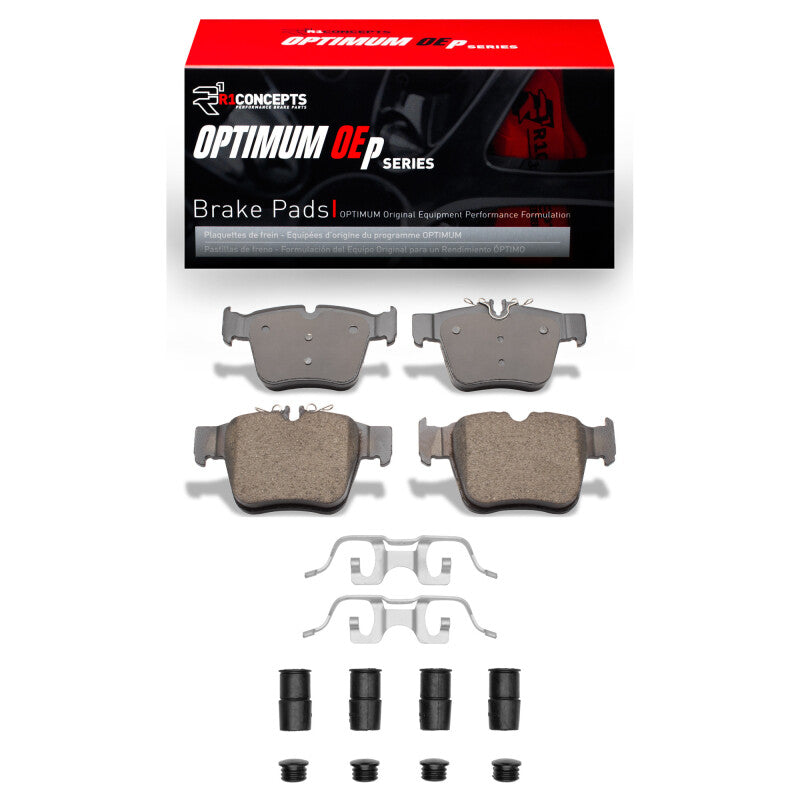 R1 Concepts R1 16-23 Mercedes-Benz GLC300 Rear Optimum OE Pads & Hardware Kit