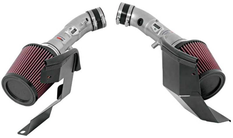 K&N Engineering K&N 07-08 G35 Dual Silver Typhoon Short Ram Intakes