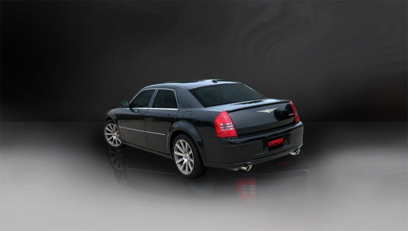 CORSA Performance Corsa 2005-2010 Dodge Charger No Towing Hitch SRT-8 6.1L V8 Polished Xtreme Cat-Back Exhaust