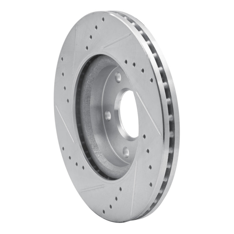 R1 Concepts R1 13-25 Nissan ALTIMA Front Right Drilled & Slotted Silver Brake Rotor