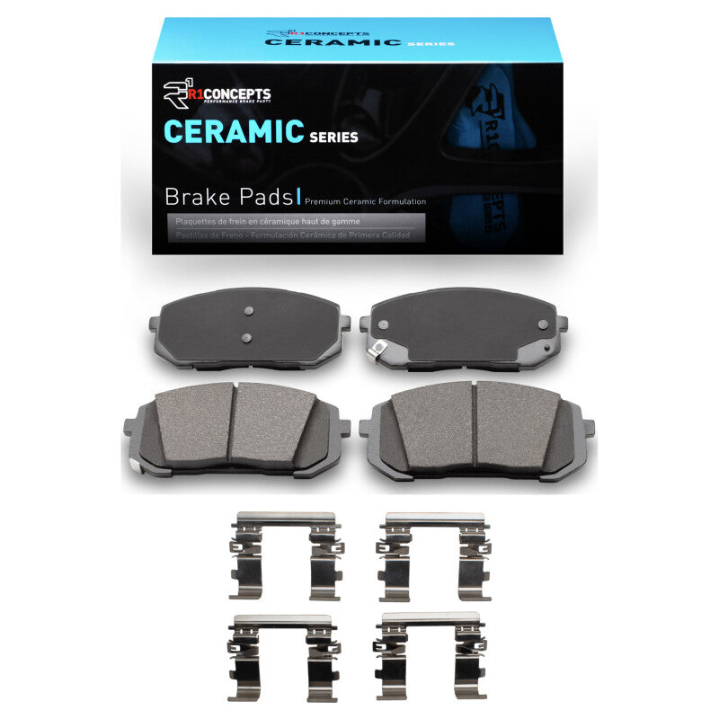 R1 Concepts R1 21-25 Hyundai Elantra Front Ceramic Pads & Hardware Kit